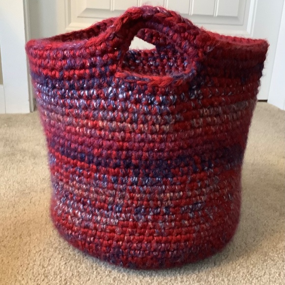 Boho sturdy bag plant holder large - Picture 5 of 6